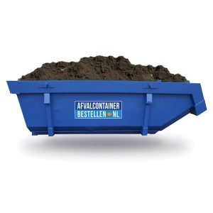 Vervuilde grond container 6m3 | Afvalcontainer bestellen