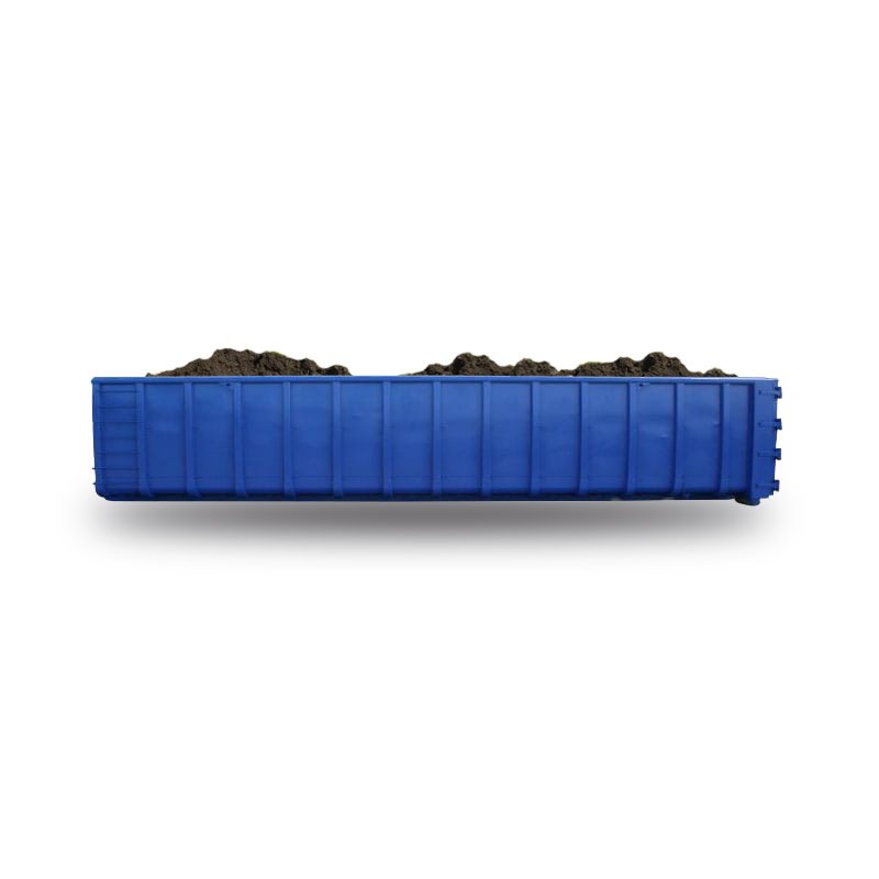 15m3 vervuilde grondafval container | Zand en schone grond afvoeren | Afvalcontainerbestellen