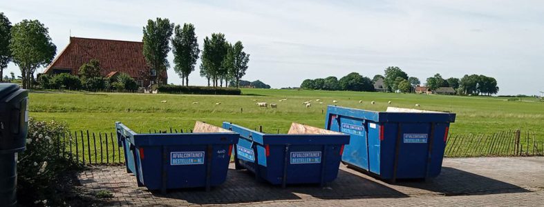 containers huren voor grote verbouwing