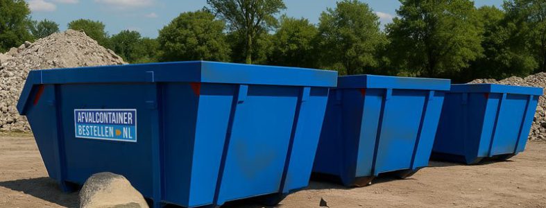 Meerdere containers huren voor gescheiden afval