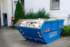 3m3 container met bouwafval