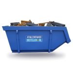 grofvuil afvalcontainer bestellen 10m3-bak