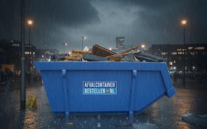 container huren en herfststorm