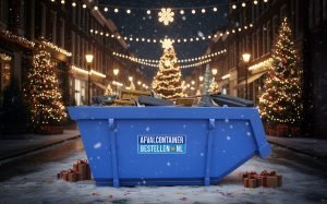 afvalcontainer huren in de kerstvakantie