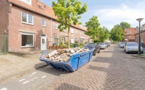 bouwafval container eindhoven geplaatst